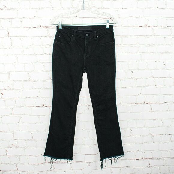 DENIM X Alexander Wang Crop frayed Jeans Women's Size 24 - Picture 5 of 10
